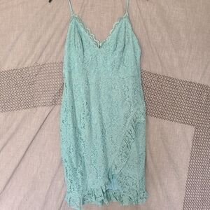 Light Blue Lace Dress